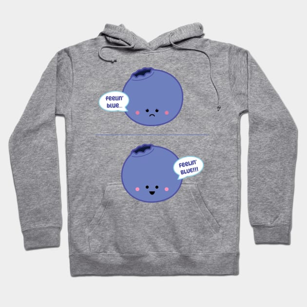 Feelin' Blue (blueberry) | by queenie's cards Hoodie by queenie's cards